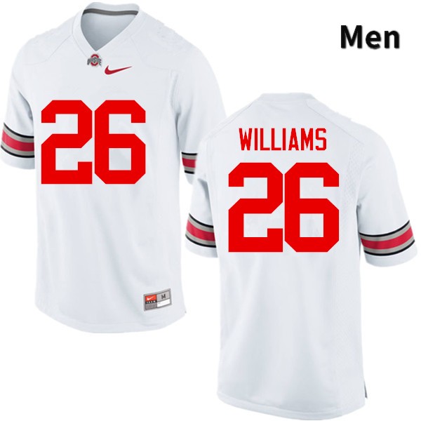 Ohio State Buckeyes Antonio Williams Men's #26 White Game Stitched College Football Jersey